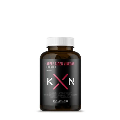 Komplex Nutrition Apple Cider Vinegar Gummies Vitamin B - 60 (30 Servings)