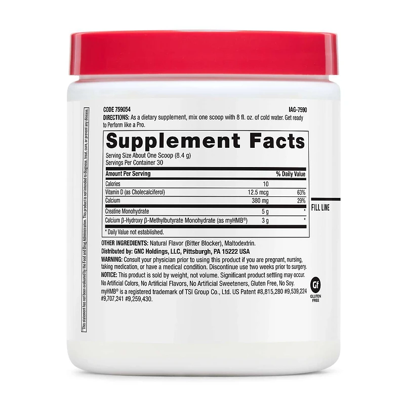 Creatine Monohydrate + HMB (30 Servings)