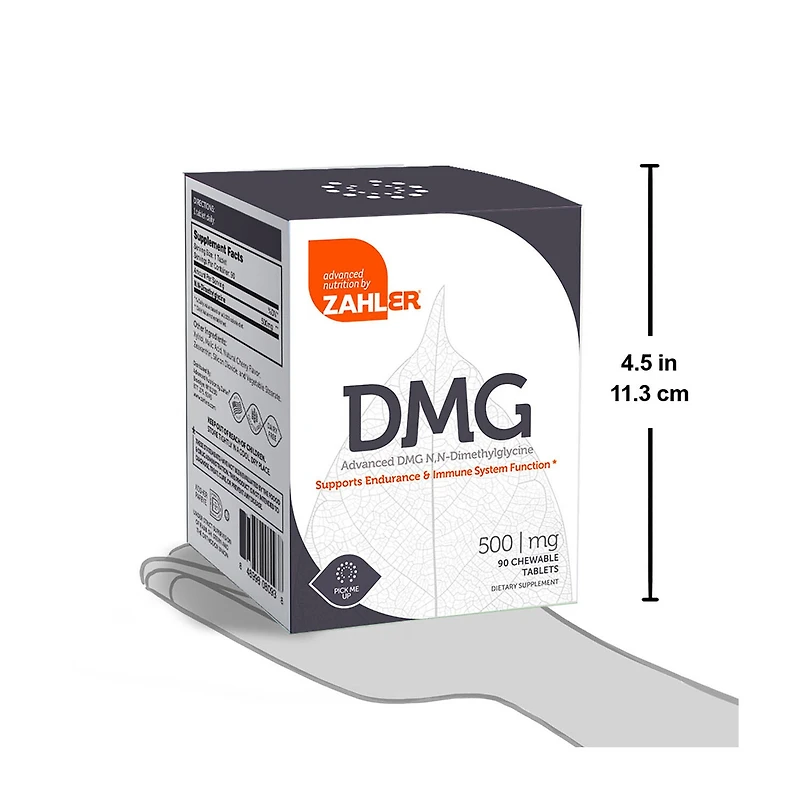 DMG Dimethylglycine 500mg - 90 Chewable Tablets (90 Servings)