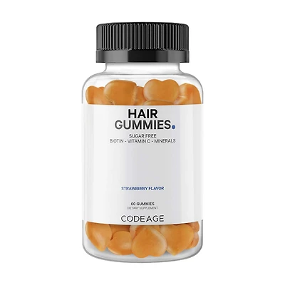 Hair Gummies - Sugarfree Daily Multivitamins - Biotin & Zinc - 60 Gummies (30 Servings)