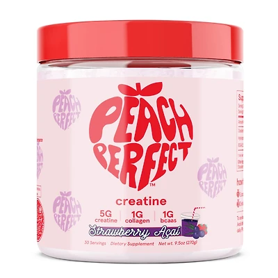 Peach Perfect Creatine - Strawberry Acai (30 Servings)