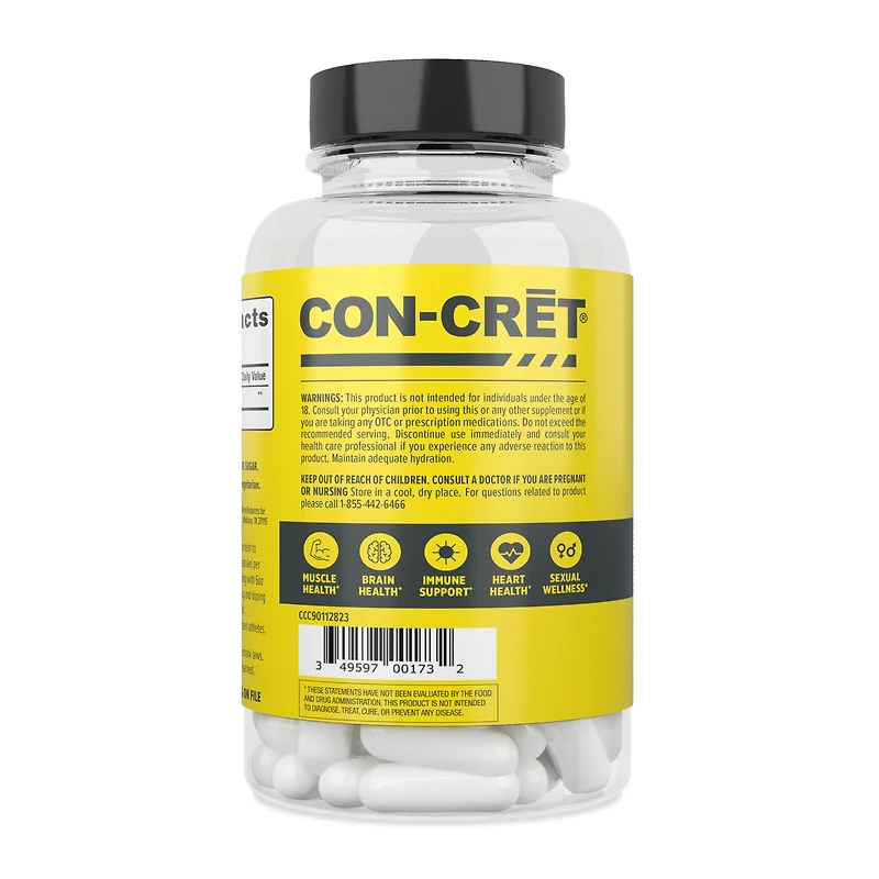 Creatine HCl - 72 Capsules (72 Servings)