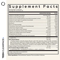 Teen Clearface Daily Multivitamin & Minerals - 60 Capsules (30 Servings)