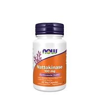 NOW Nattokinase 100Mg Vegan - 60 Vegetarian Capsules (60 Servings)