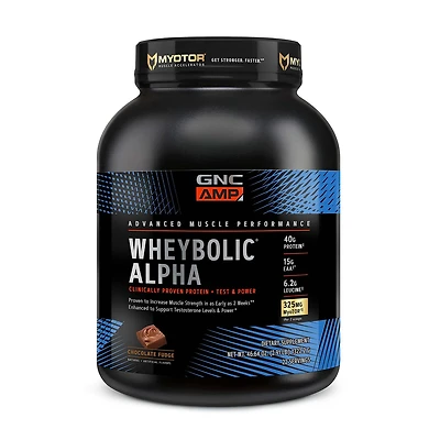 GNC AMP Whey Proteinbolic Alpha Healthy - Chocolate Fudge (22 Servings)