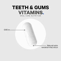 Teeth & Gums Vitamins - Daily Multivitamins & Minerals + Collagen - 90 Capsules (90 Servings)