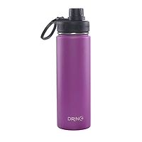 Drinco Sport Vacuum Insulated Stainless Steel Water Bottle - Deep Purple 20Oz