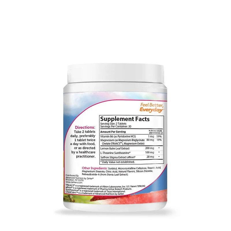 ChildCalm™ - 60 Chewable Tablets (30 Servings)