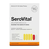 SeroVital ADVANCED Anti-Aging Therapy - 120 Capsules + 60 Tablets (90 Servings)