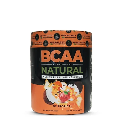 Nutrology Bcaa Plant-Based All Natural Amino Drink Vitamin C - Oc Tropical (30 Servings)