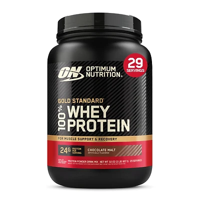 Optimum Nutrition Gold Standard 100% Whey Protein - Chocolate Malt (29 Servings) 2 lbs.