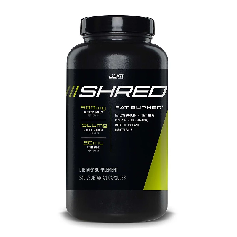 Shred Fat Burner - 240 Vegetarian Capsules (40 Servings)