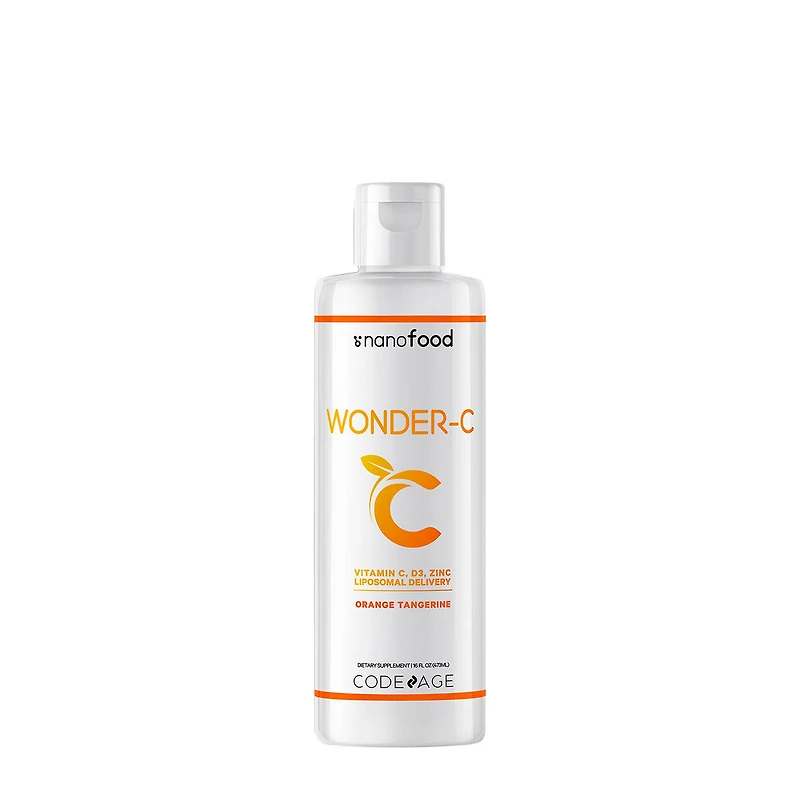 Wonder-C - Liposomal Liquid Vitamin C - D3 - E & Zinc - 16 oz. (30 Servings)