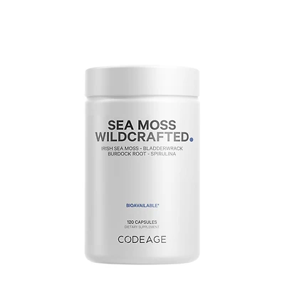 Codeage Wildcrafted Sea Moss Vegan - 120 Capsules (60 Servings)