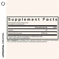 Liposomal Creatine Monohydrate - Unflavored (30 Servings)
