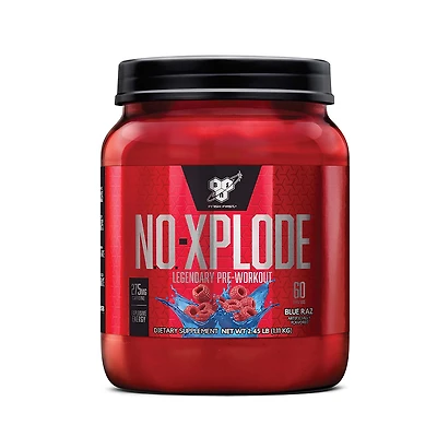 BSN N.o.-Xplode Pre-Workout Igniter - Blue Raz (60 Servings)