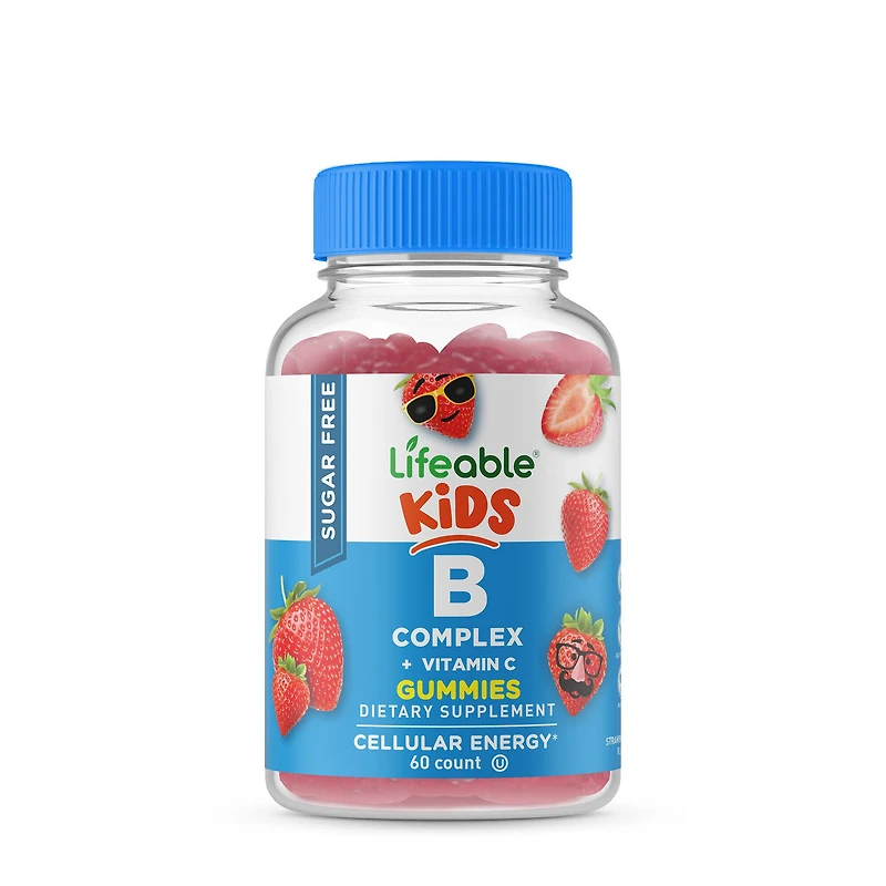 Lifeable Kids Sugar Free B Complex - 60 Gummies (60 Servings)
