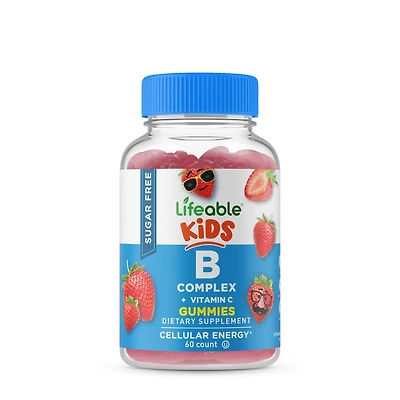 Lifeable Kids Sugar Free B Complex - 60 Gummies (60 Servings)