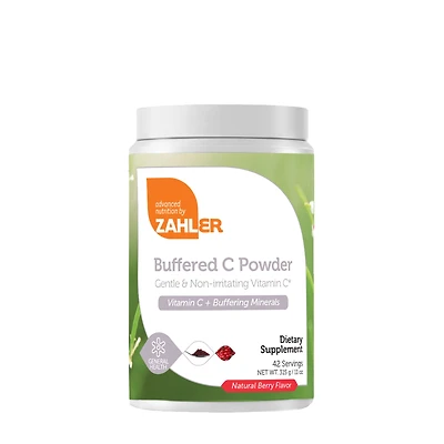 ZAHLER Buffered C Powder Vitamin - Natural Berry Flavor 11 Oz. (42 Servings)