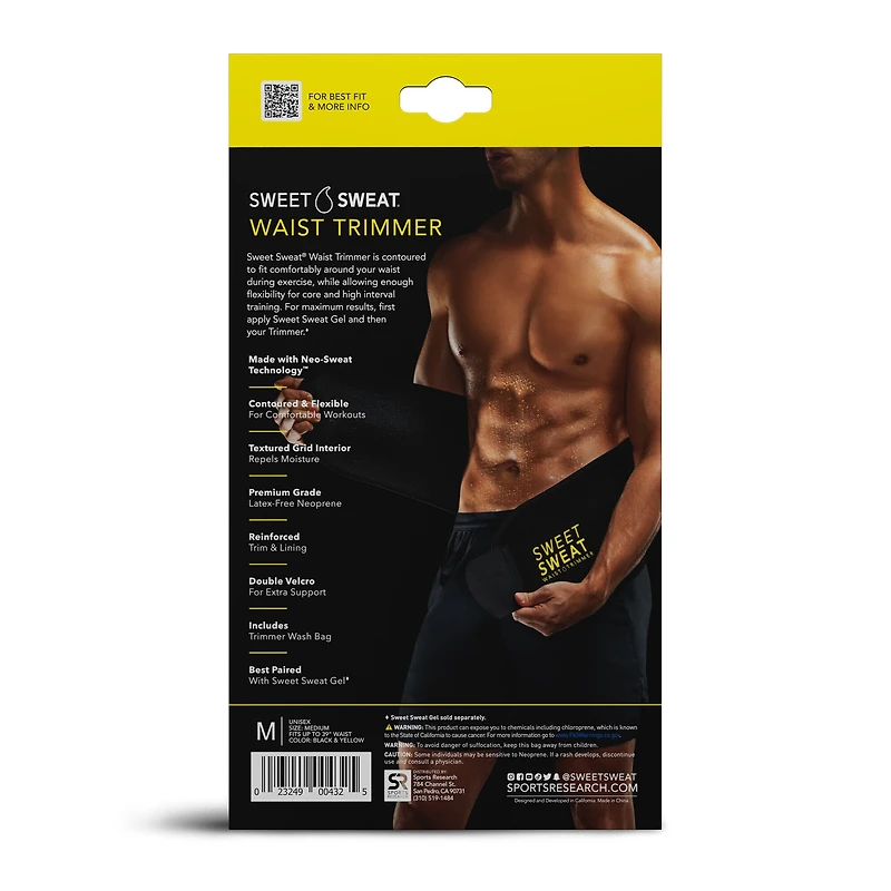 Sweet Sweat Waist Trimmer - Yellow