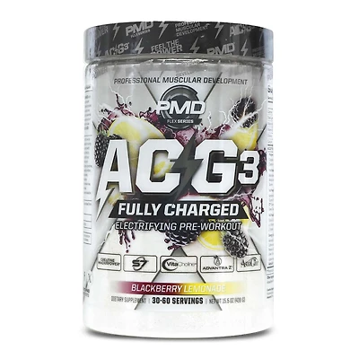 ACG3 Fully Charged Pre-Workout - Cherry Slush (30-60 Servings)