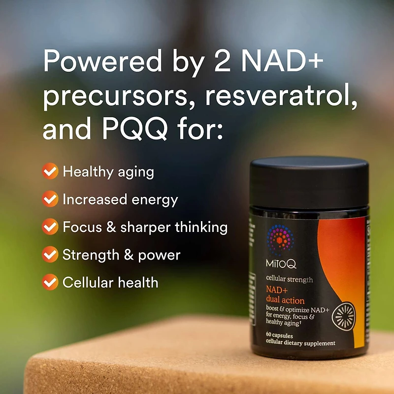 MitoQ NAD+ Dual Action - 60 Capsules (30 Servings)