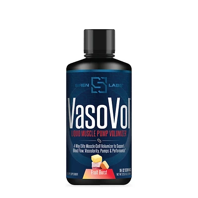 SirenLabs Vaso-Vol - Fruit Burst (32 Servings) 32.5. fl. Oz