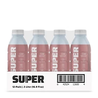 Super Water - Strawberry Lemonade 16.9 Fl Oz (12 Bottles)