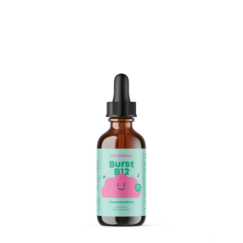 JoySpring Burst B12 Vitamin B Complex - 60 Ml (60 Servings)