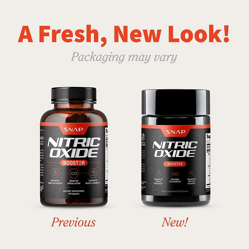 Nitric Oxide Booster - 60 Capsules (30 Servings)