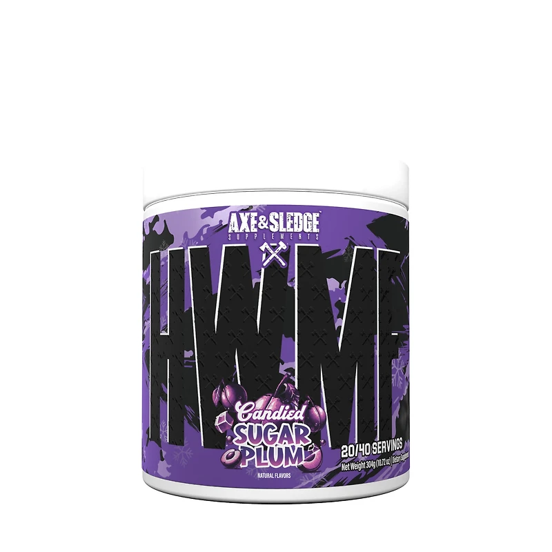 Axe & Sledge Supplements Hwmf High Stim Pre-Workout - Candied Sugar Plum (40 Servings)