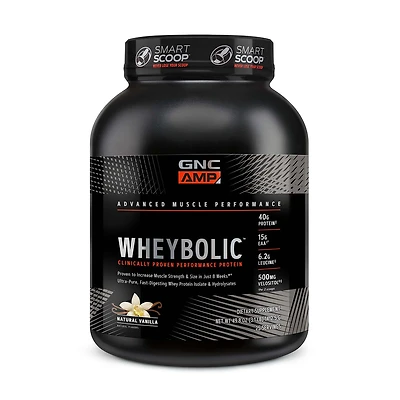 GNC AMP Whey Proteinbolic Healthy - Natural Vanilla (25 Servings)