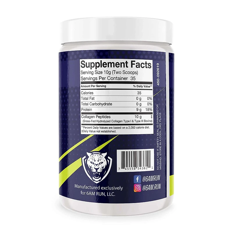 Heel Strike Hydrolyzed Collagen - 12.35 oz. (35 Servings)