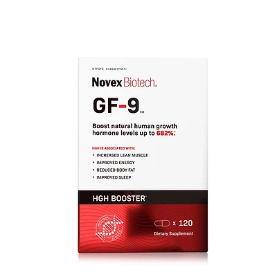 Novex Biotech Gf-9 Human Hormone - 120 Capsules (30 Servings)