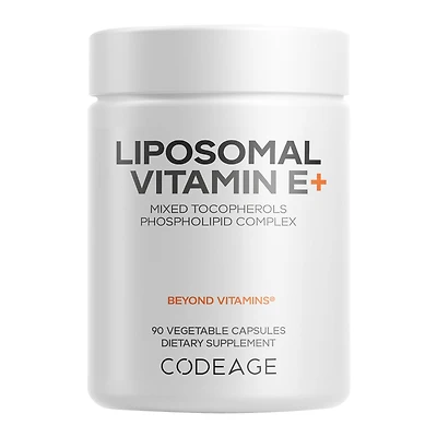Codeage Liposomal Vitamin E Gluten-Free - 90 Capsules (90 Servings)