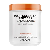 Codeage Hydrolyzed Multi Collagen Peptides Powder - Chocolate 18.17 Oz. (30 Servings)