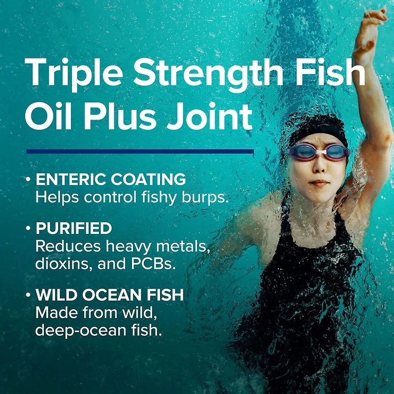Triple Strength Fish Oil Plus Joint - 60 Softgels (30 Servings)