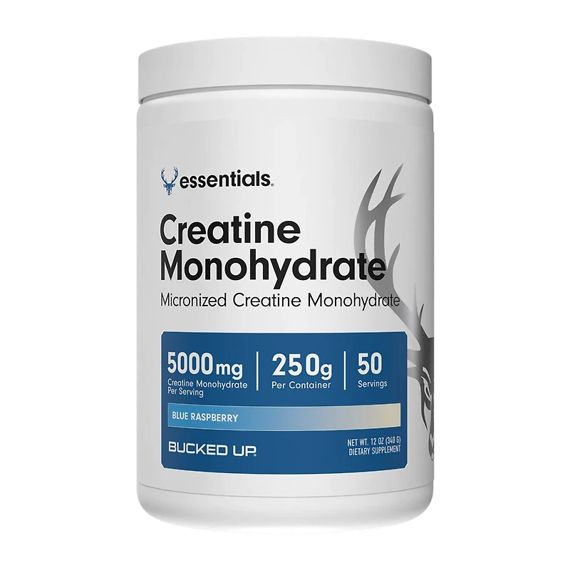 Bucked Up Creatine Monohydrate - Blue Raspberry (50 Servings)