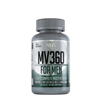 NDS Nutrition Mv360 for Men Multivitamin - 60 Tablets (30 Servings)