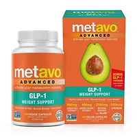 Advanced GLP-1 Weight Support - 180 Veggie Capsules (60 Servings)
