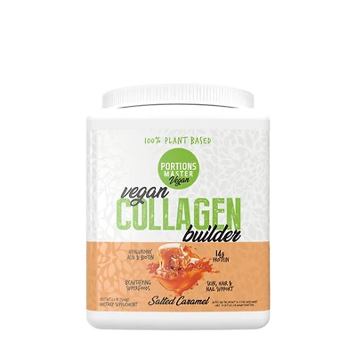 Portions Master Vegan Collagen Builder - Salted Caramel 1.1 Lb (20 Servings)