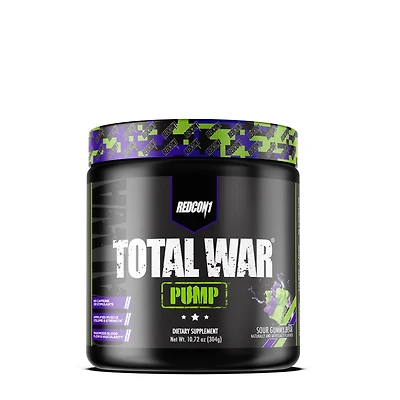 REDCON1 Total War Pump Preworkout - Sour Gummy Bear (40 Servings)