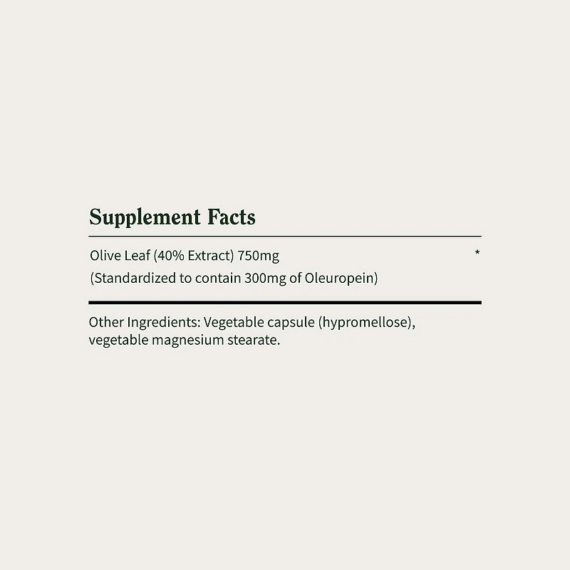 Maximum Strength Extract Olive Leaf Dietary Supplement - 90 Capsules (90 Servings)
