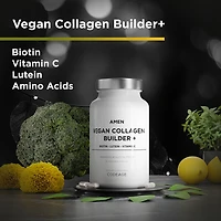 Amen Vegan Collagen Builder + Biotin and Vitamin C - 30 Tablets (30 Servings)