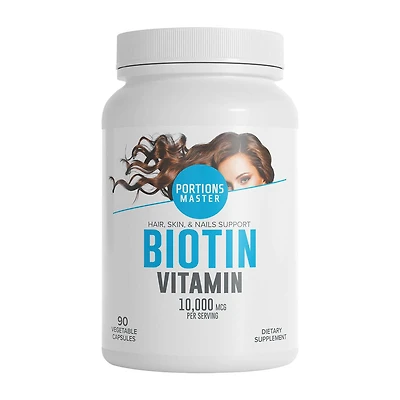 Biotin Vitamin - 90 Capsules (90 Servings)