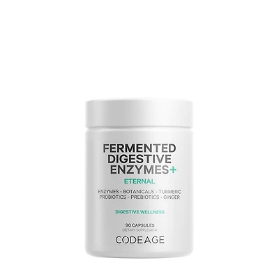 Codeage Fermented Digestive Enzymes with Probiotics & Prebiotics Vegan - 90 Capsules (90 Servings)