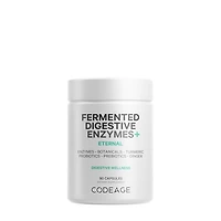 Codeage Fermented Digestive Enzymes with Probiotics & Prebiotics Vegan - 90 Capsules (90 Servings)