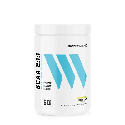 Swolverine Bcaa 2:1:1 - Lemon Lime (60 Servings)