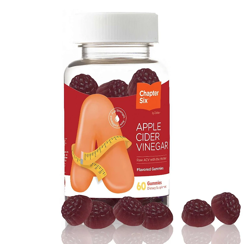 Apple Cider Vinegar Gummies - 60 Gummies (60 Servings)