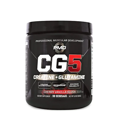 PMD Cg5 Creatine + Glutamine - Cherry Vanilla Slush (30 Servings)